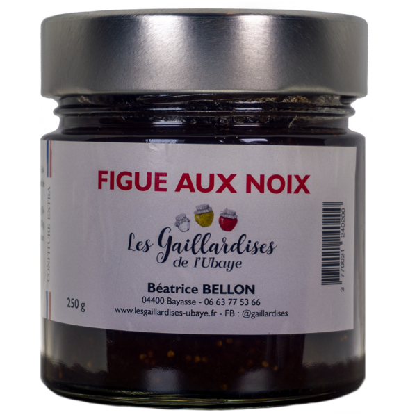 Confiture figue aux noix