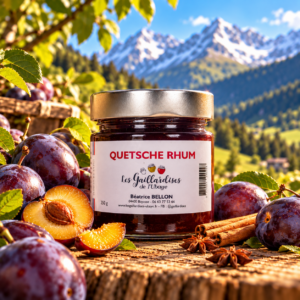 Confiture quetsche rhum