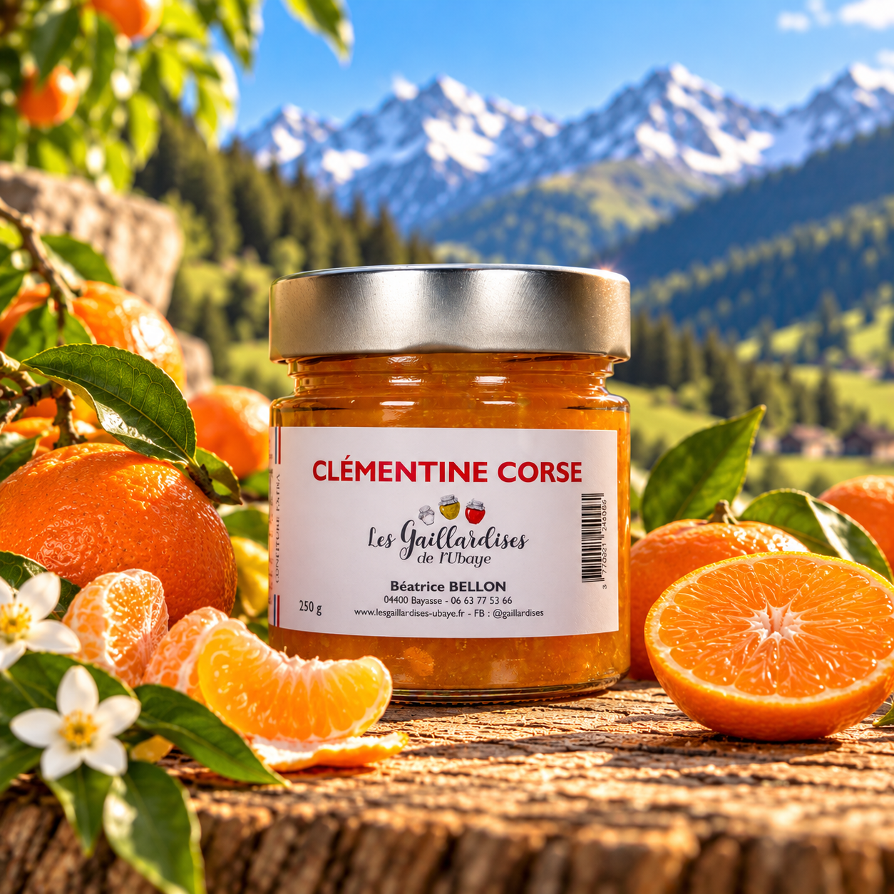 Confiture clémentine Corse