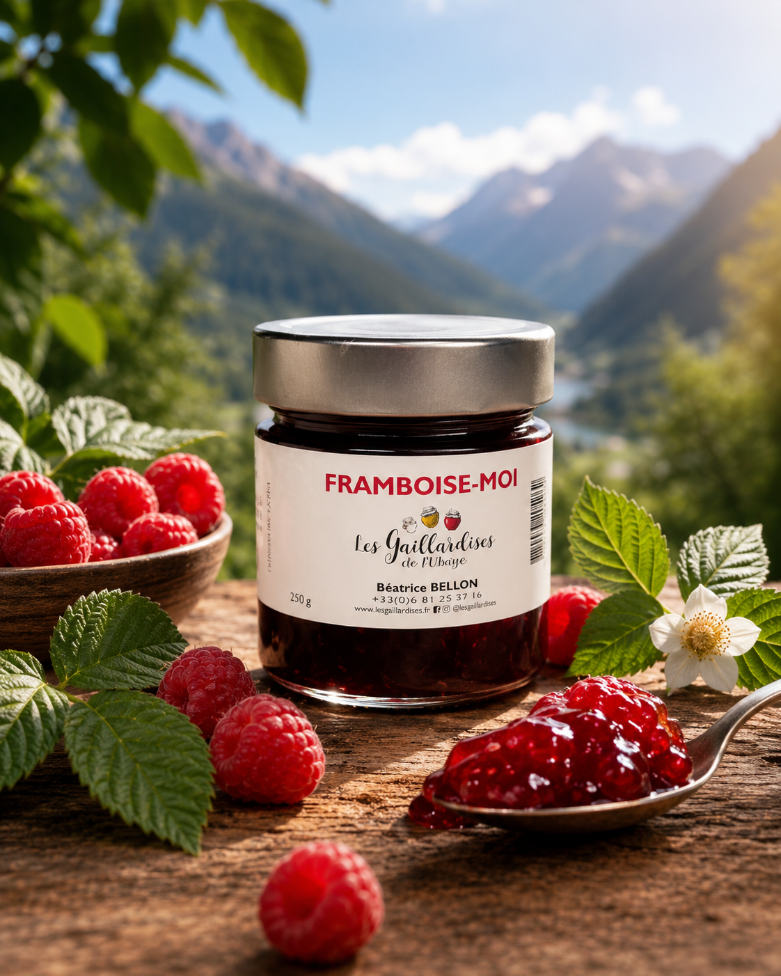 Framboise-Moi confiture framboise litchi